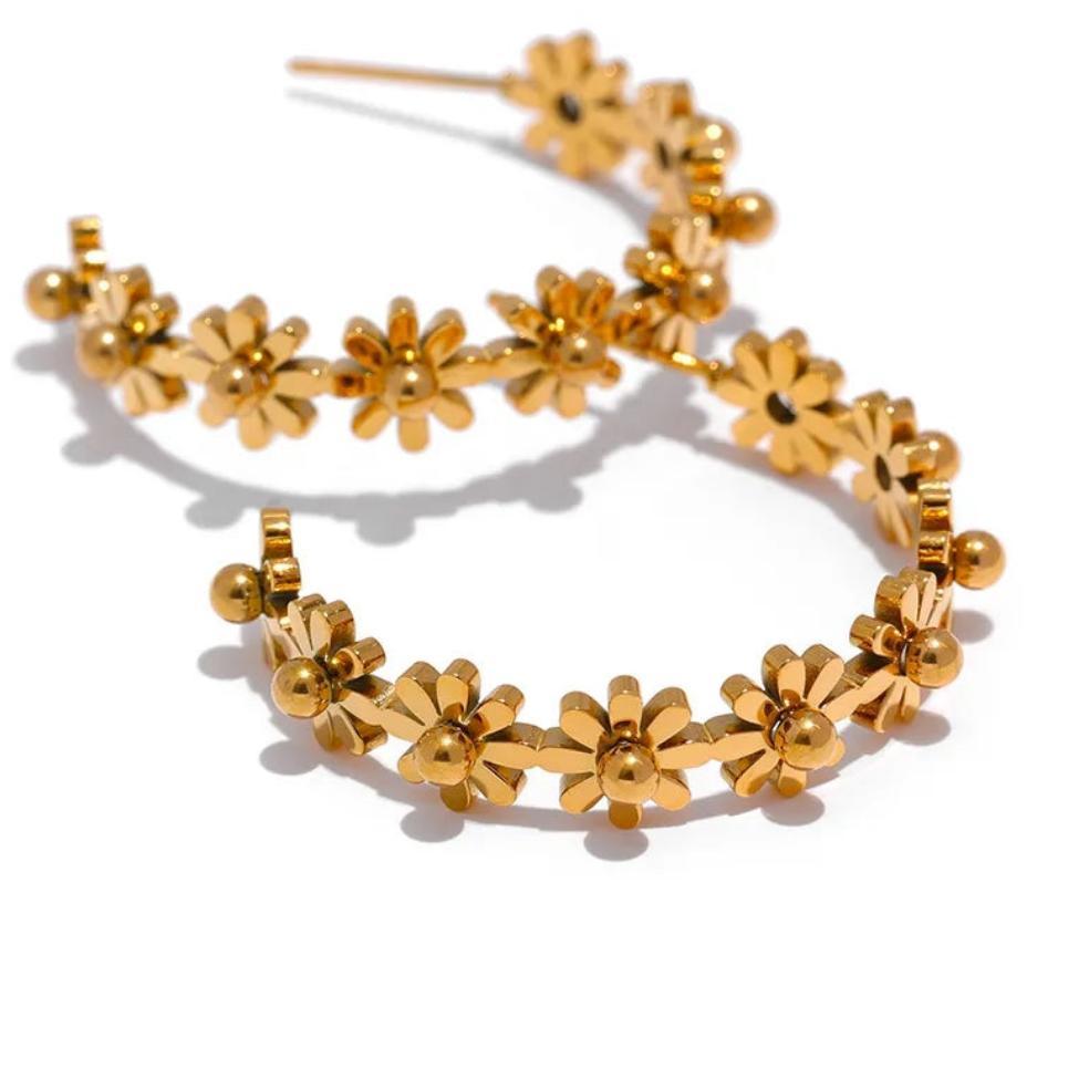 The Drew Daisy Hoops earrings Shopella