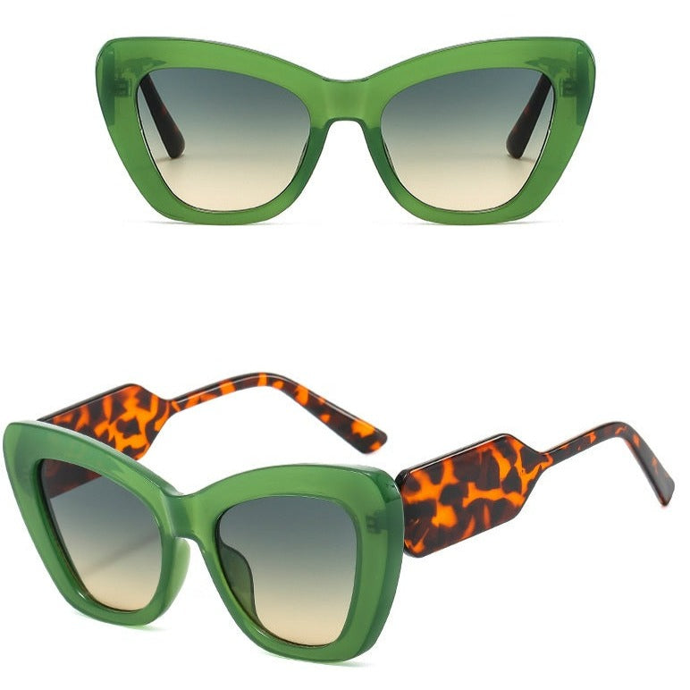 Green and Tortoiseshell Sunglasses accessories Shopella   