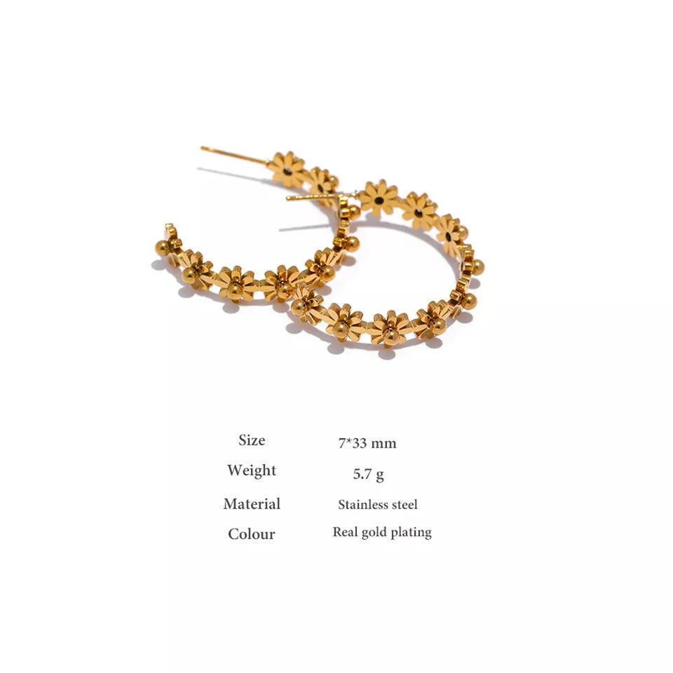 The Drew Daisy Hoops earrings Shopella