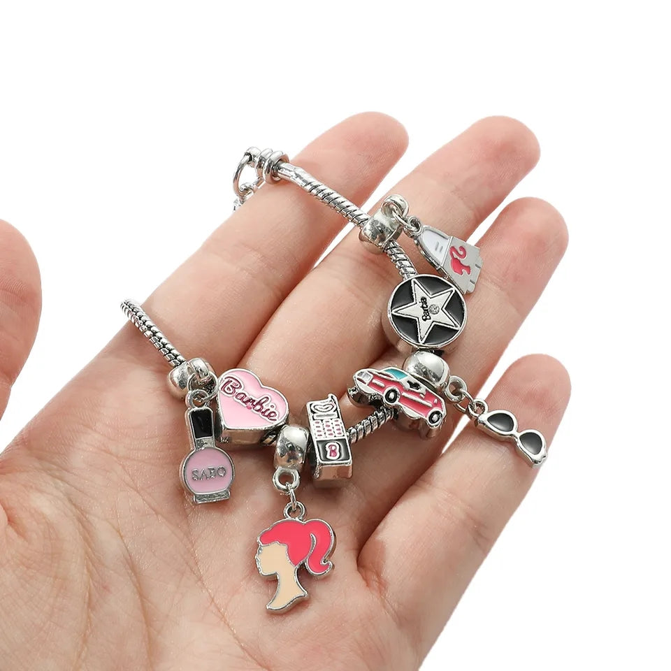 Barbie Pendant Charm Bracelet charm braclets Shopella   