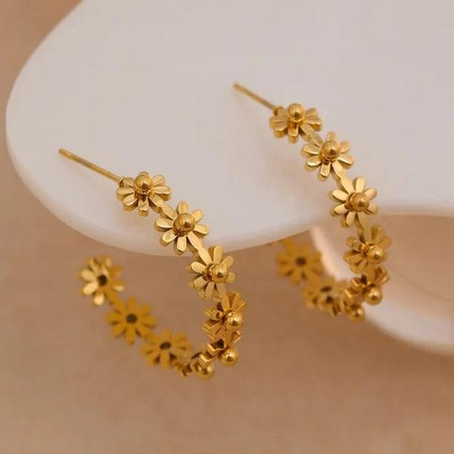 The Drew Daisy Hoops earrings Shopella