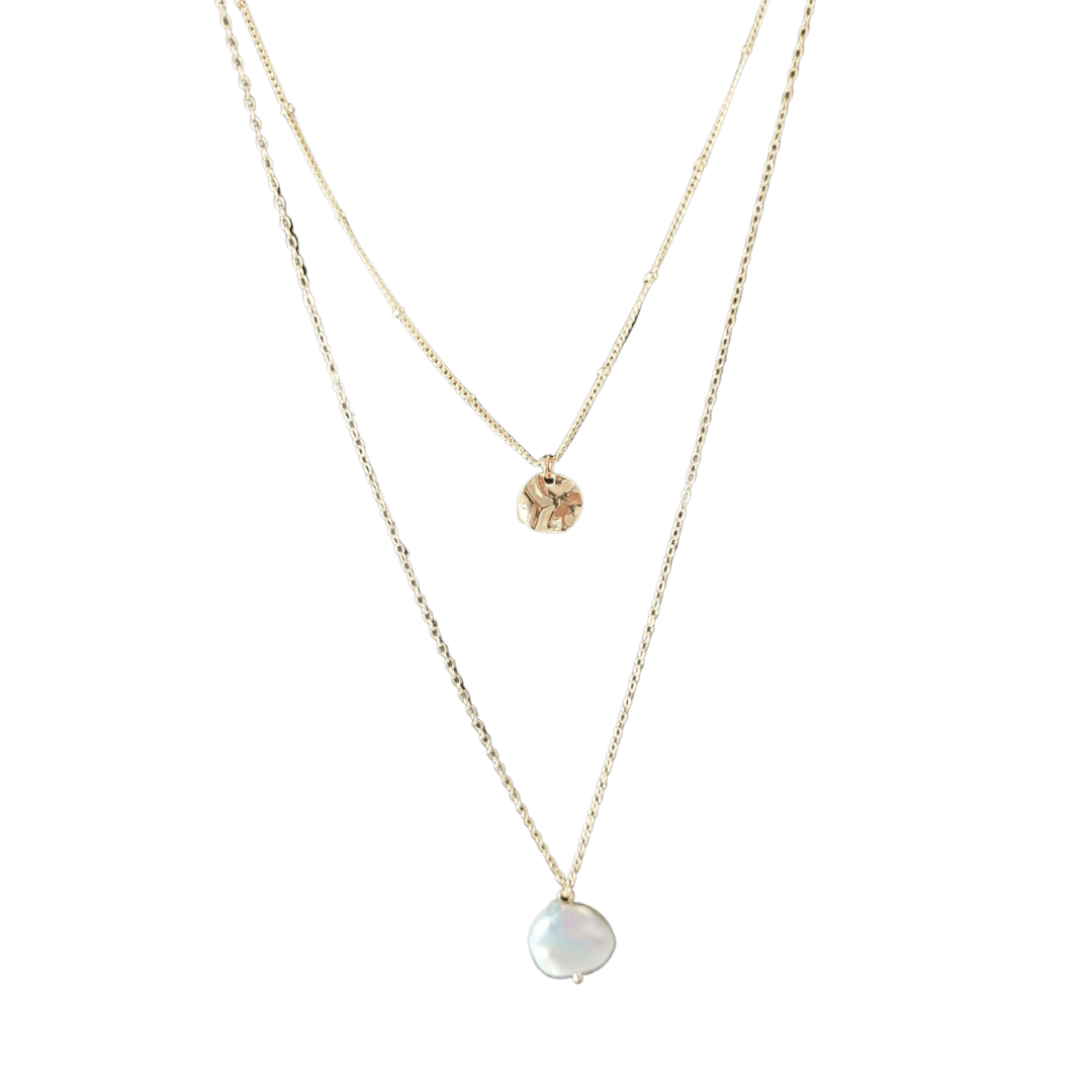 Bella’s Double Layer Pearl Necklace necklace Shopella