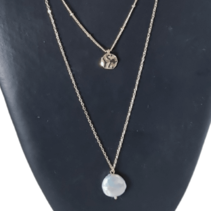 Bella’s Double Layer Pearl Necklace necklace Shopella