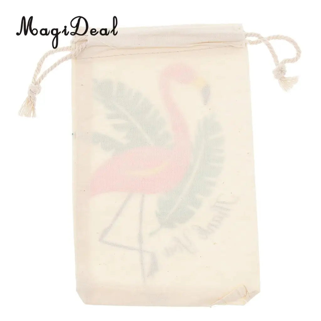 10Pcs Flamingo Packaging Gift Bags  Shopella   