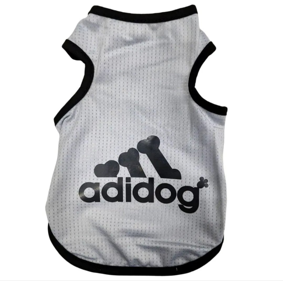 Adidog Top For Dogs  Shopella Grey  