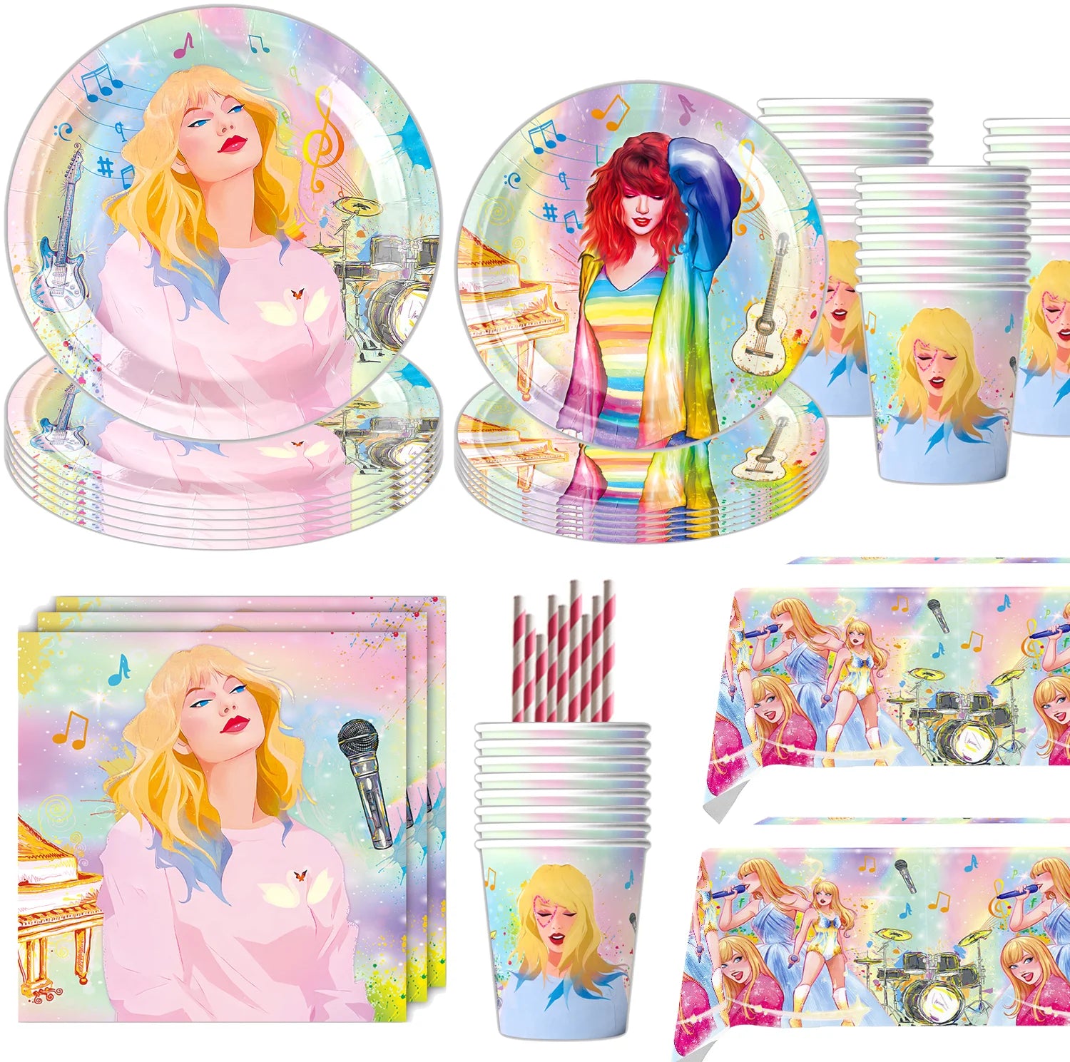 Star Singer Taylor Birthday Party Decorations  Shopella   