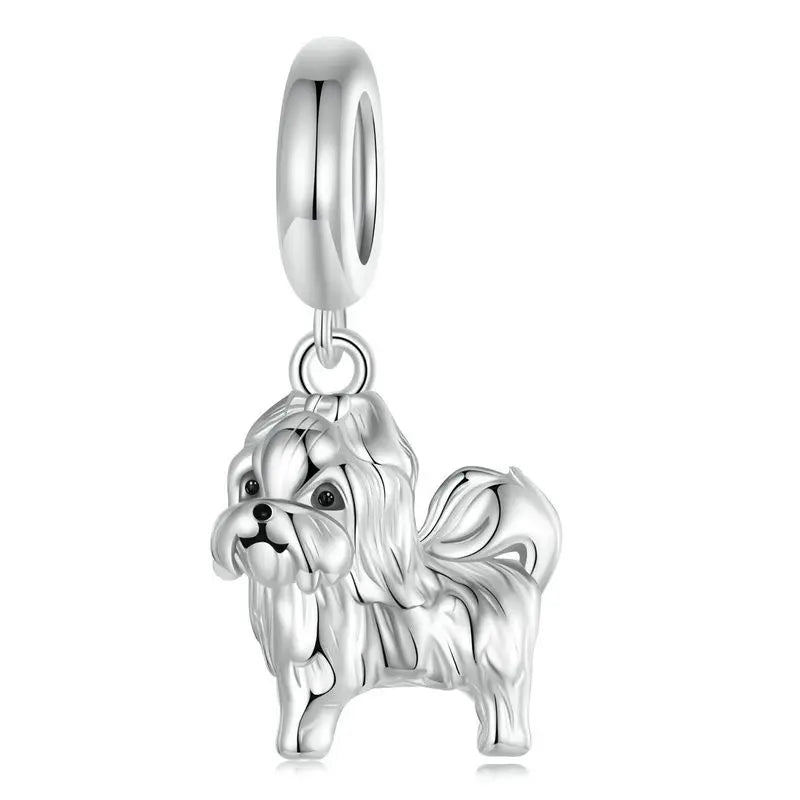 Assorted Silver Dog Charms silver charms Shopella SCC2834