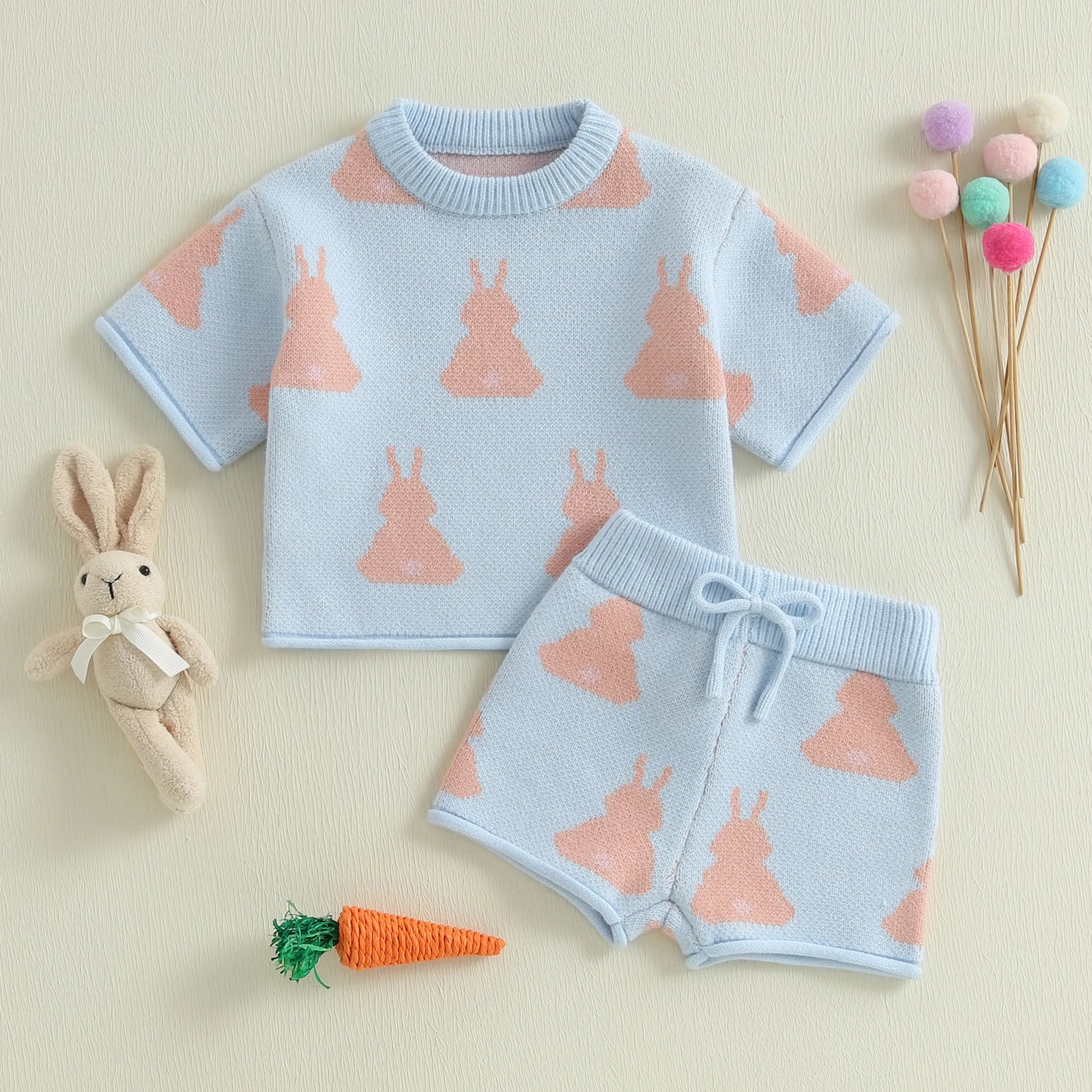 Bunny Knitwear Set – Adorable & Warm babywear Shopella