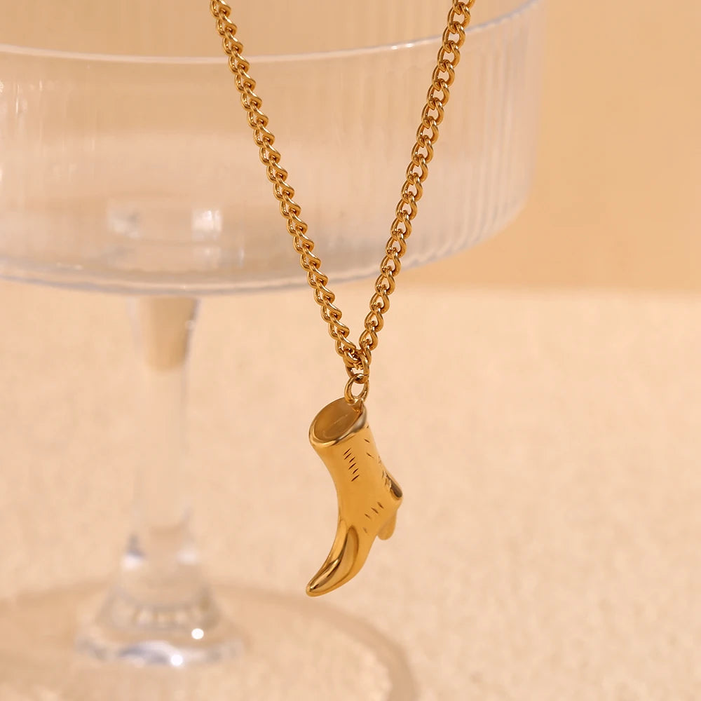 High Heels Cowgirl Pendant Necklace necklaces Dropshipman