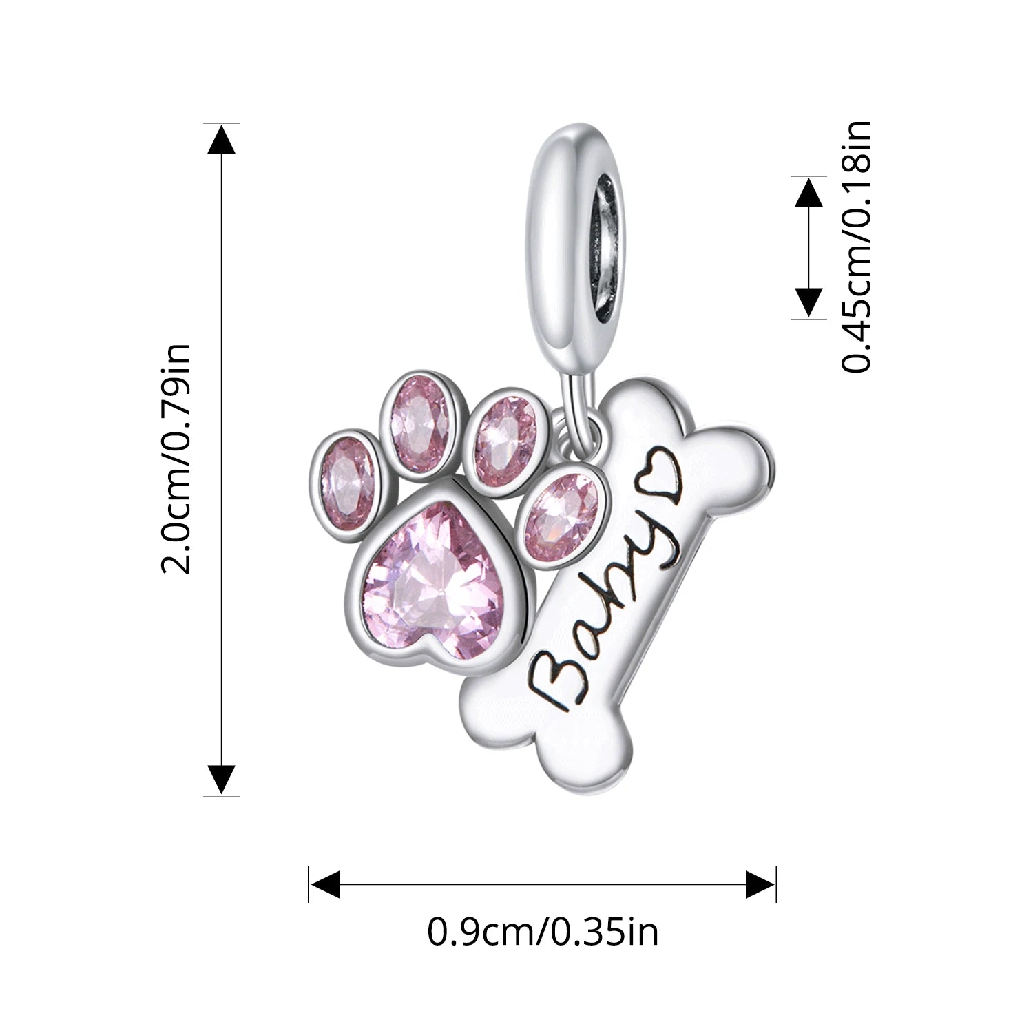 Assorted Silver Dog Charms silver charms Shopella SCC1680