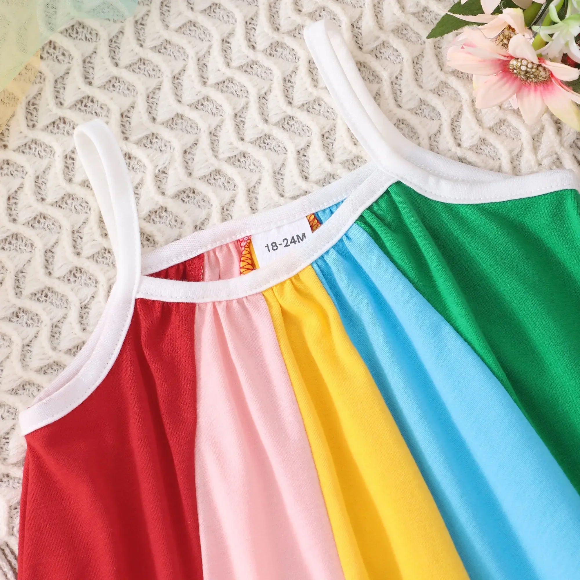 The Girls Rainbow Dress kids clothing Shopella