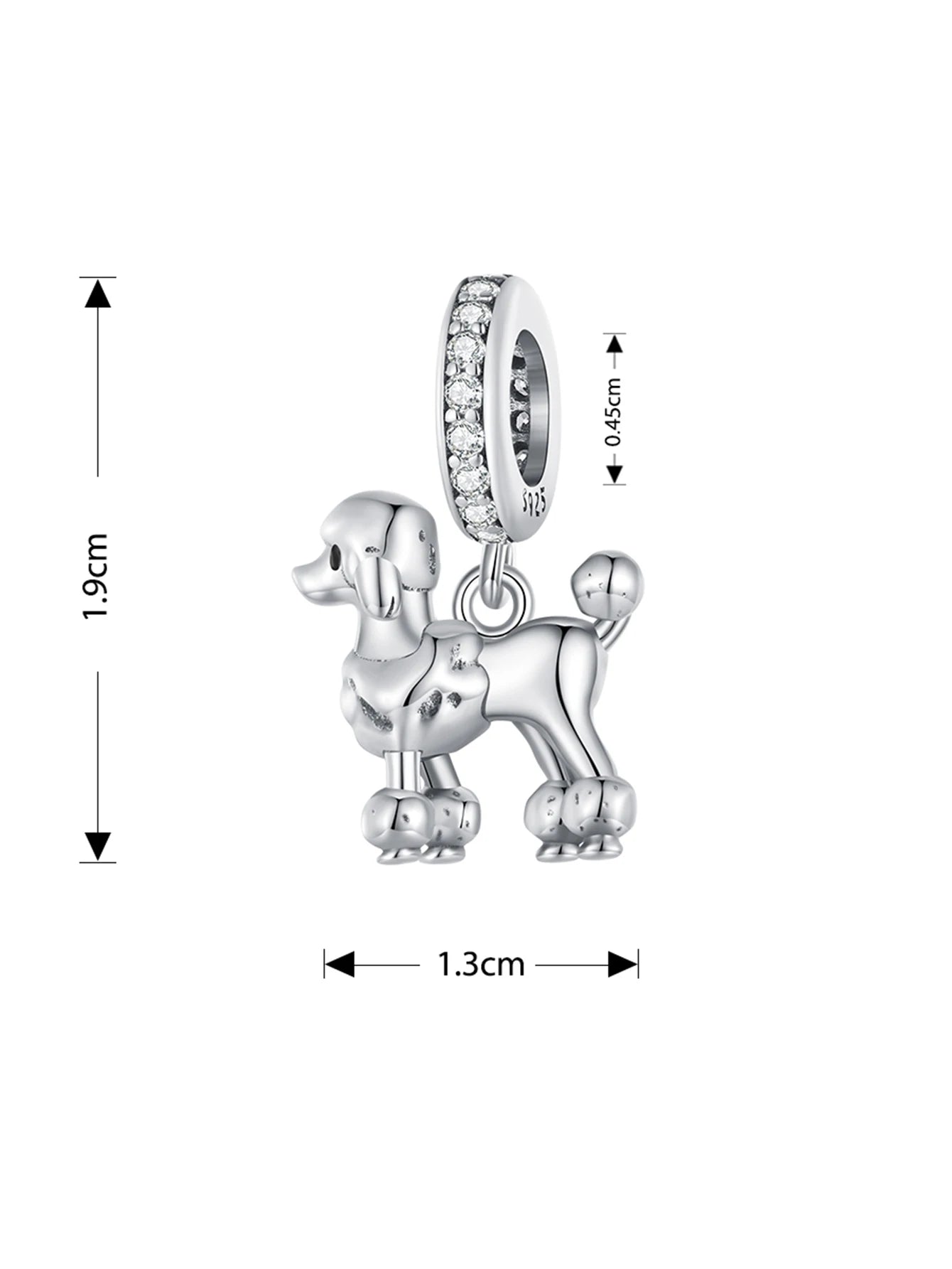 Assorted Silver Dog Charms silver charms Shopella BSC797