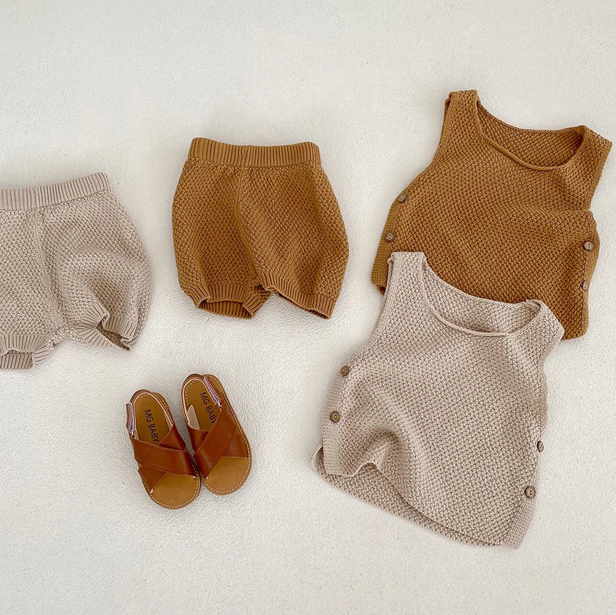 Queenie Chic Two-Piece Ensemble – Effortless Elegance baby clothes Shopella