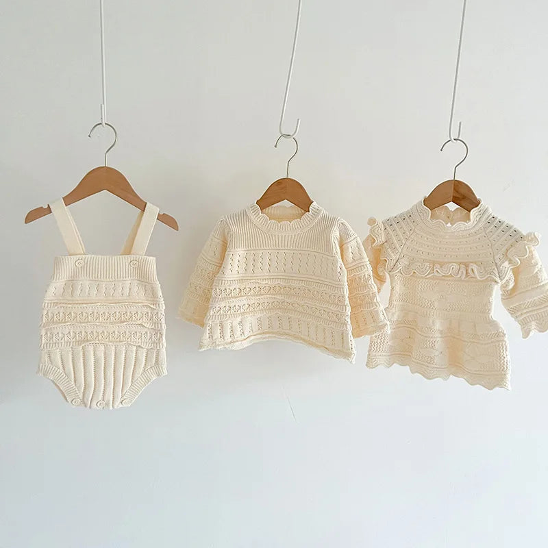 The Baby Bodysuits Knit baby clothing Shopella