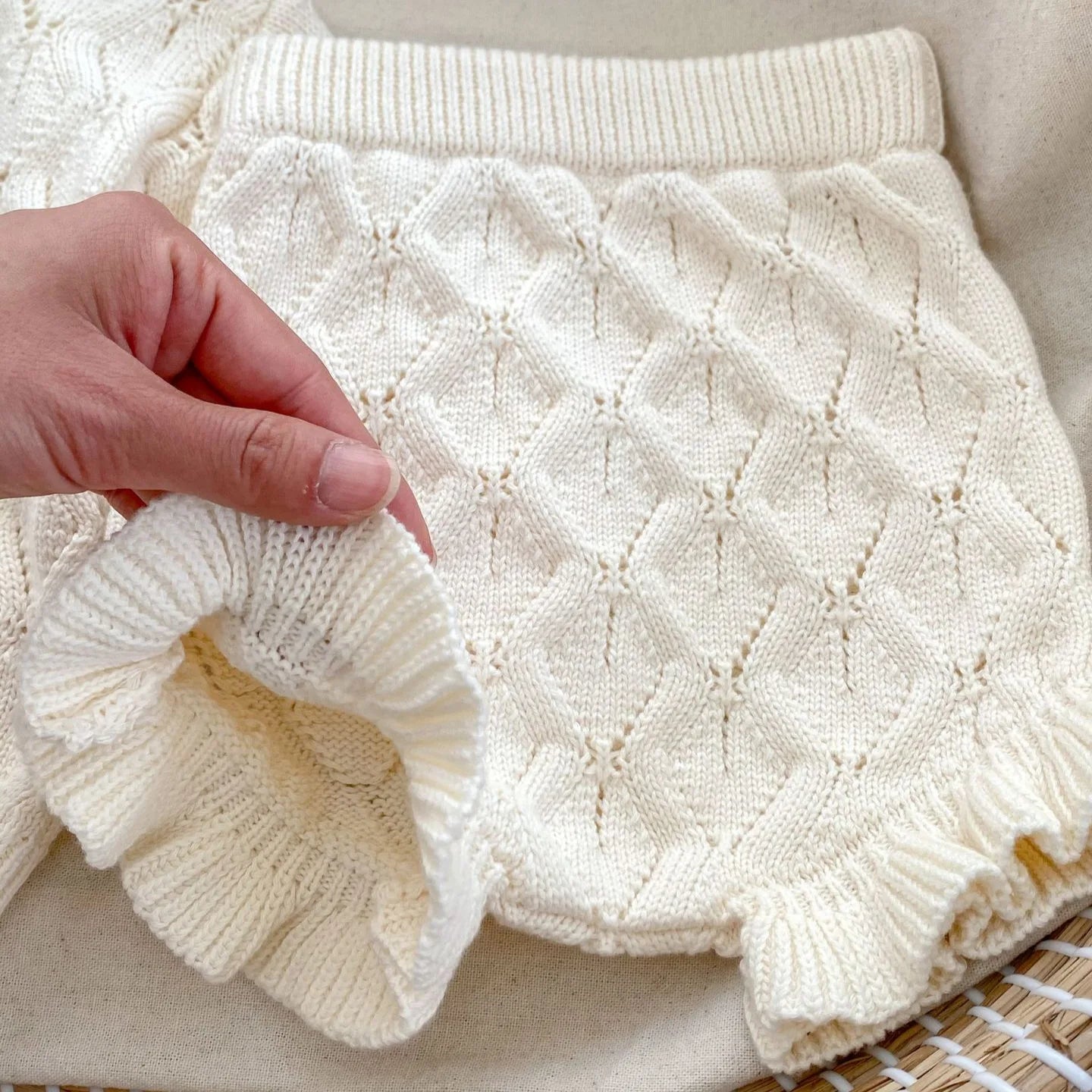 Kiara Luxe Knit Ensemble – Cream Edition baby & toddler Shopella