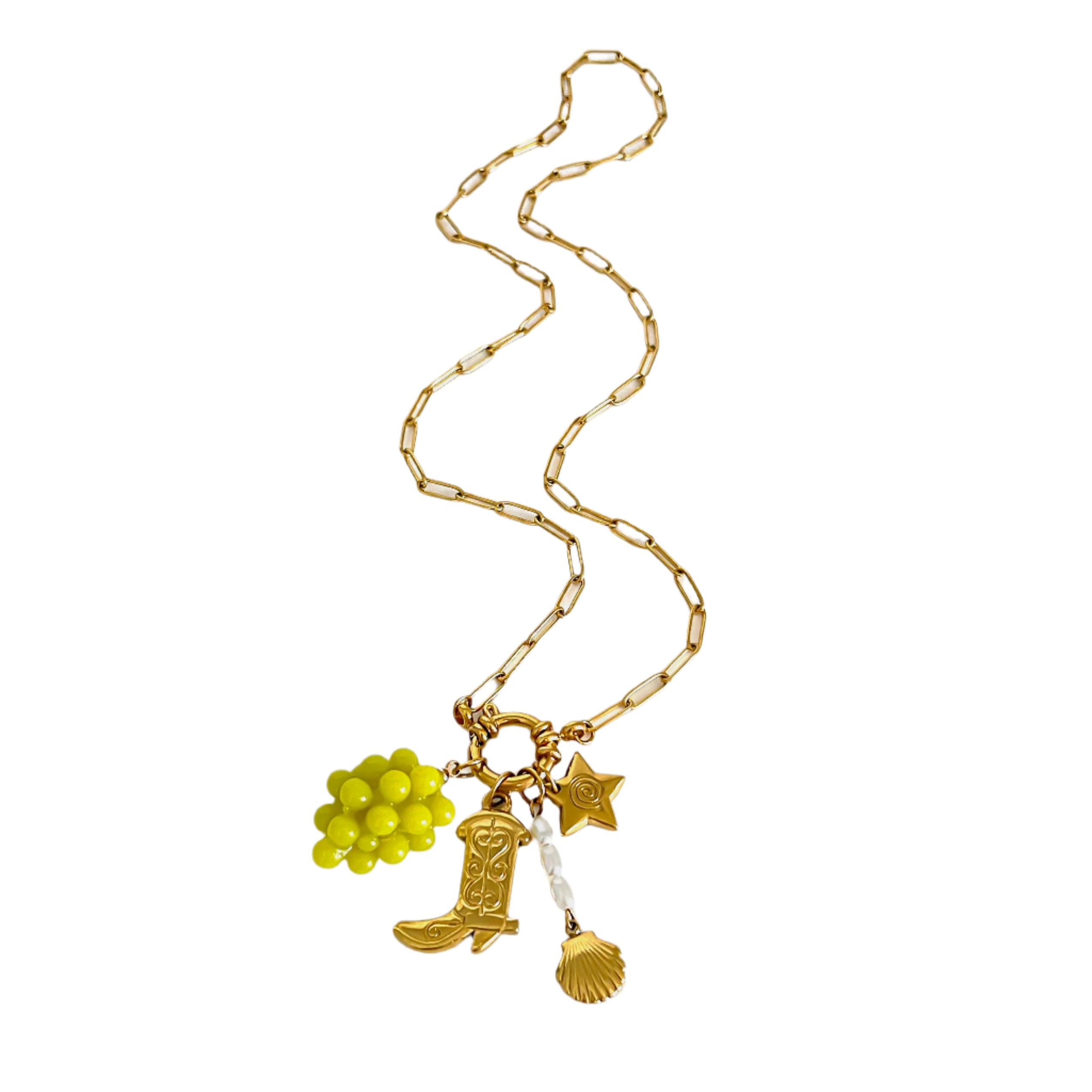 The Madonna Grape Pendant Necklace necklace Shopella Grape