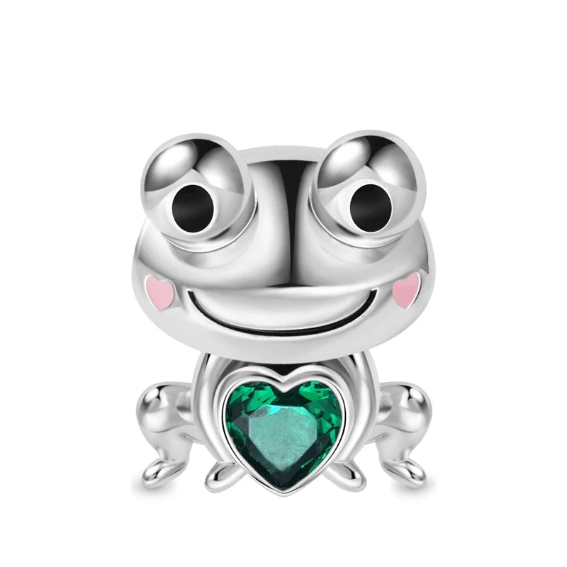 925 Sterling Silver Animal Character Charms Shopella Frog