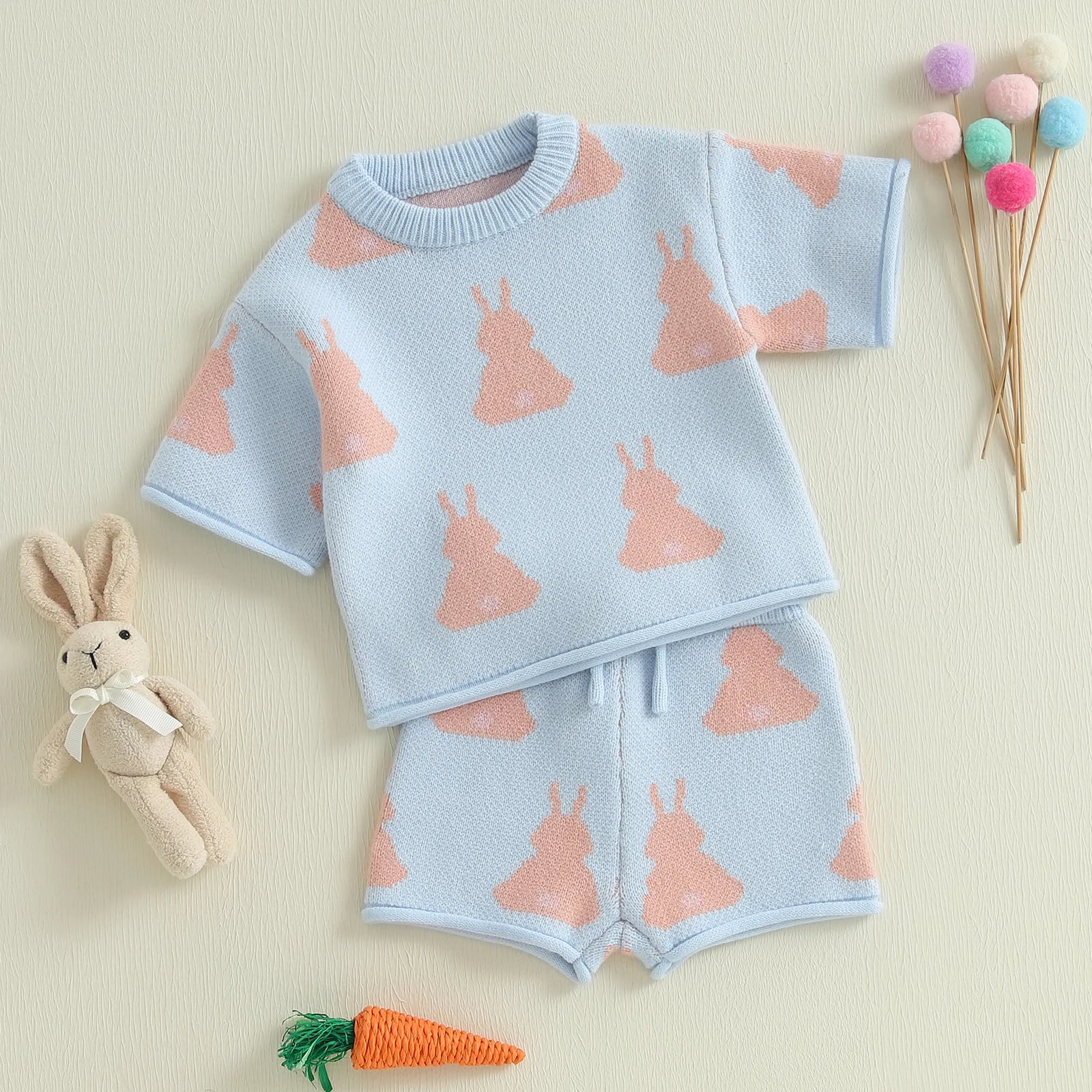 Bunny Knitwear Set – Adorable & Warm babywear Shopella