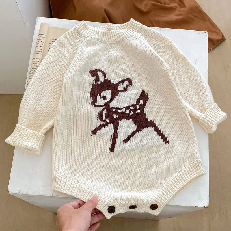 The Little Bambi Cozy Knit Jumpsuit – Adorable Babywear babywear Shopella