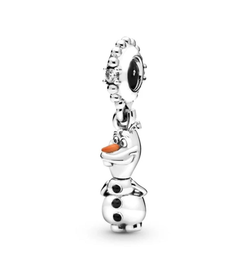 The Silver plated Olaf frozen Charm Charms & pendants Shopella Pendant olaf