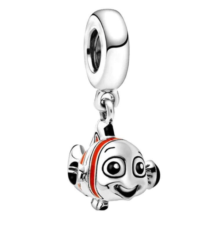 Alloy Silver Plated Nemo Charm Charms & pendants Shopella