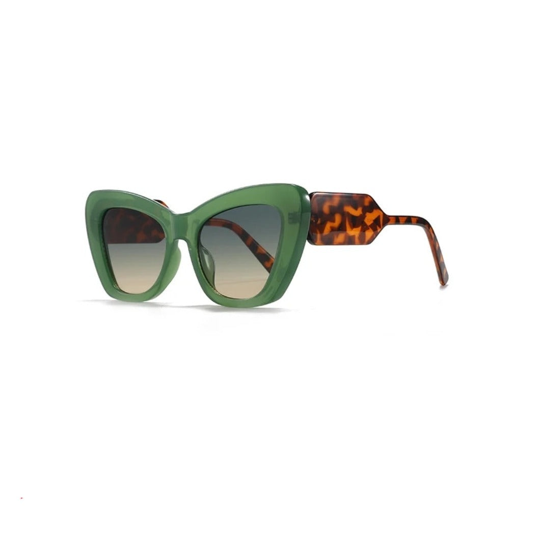 Green and Tortoiseshell Sunglasses accessories Shopella   