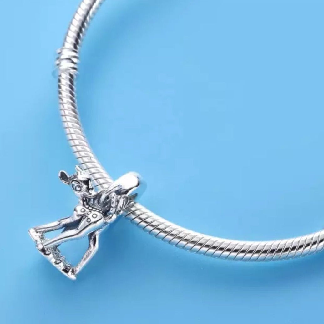 Beautiful Bambi Silver Charm silver Charms Shopella   