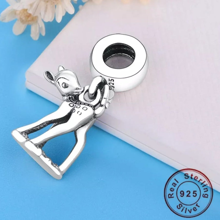 Beautiful Bambi Silver Charm silver Charms Shopella   