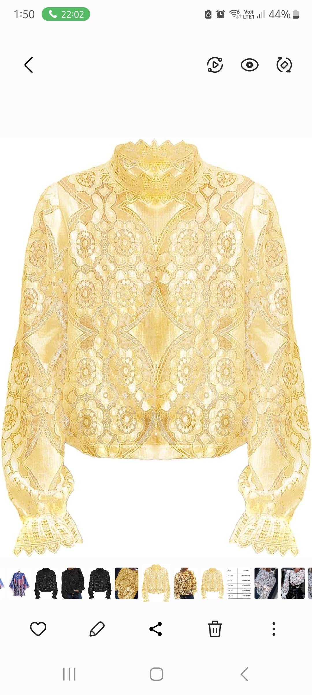 Simone Delicate Lace Blouse clothing Shopella   