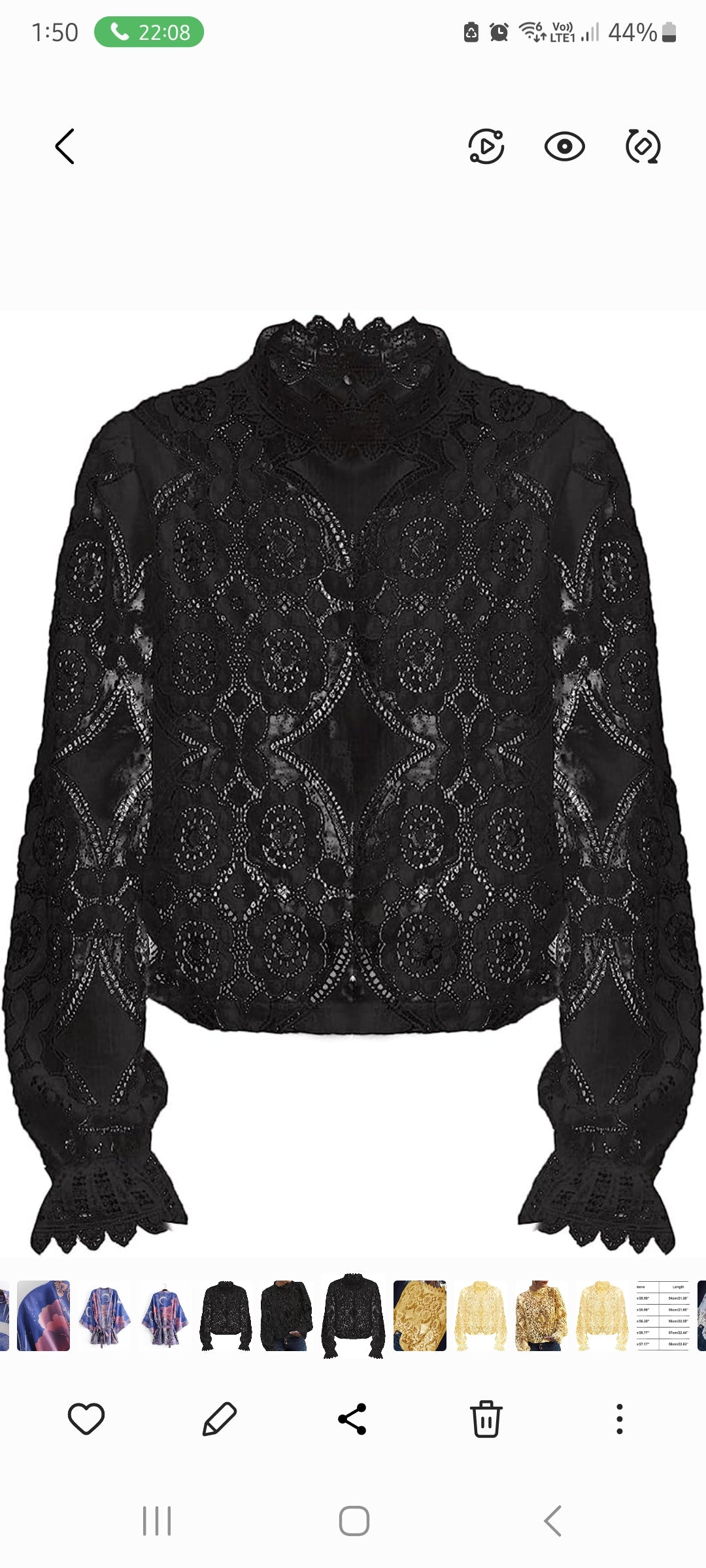 Simone Delicate Lace Blouse clothing Shopella   