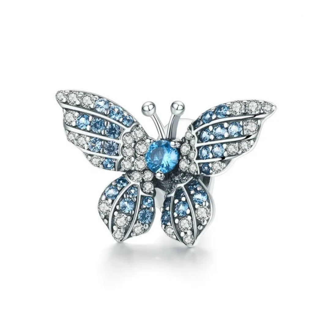 Butterfly Blue Stone Stopper  Shopella   