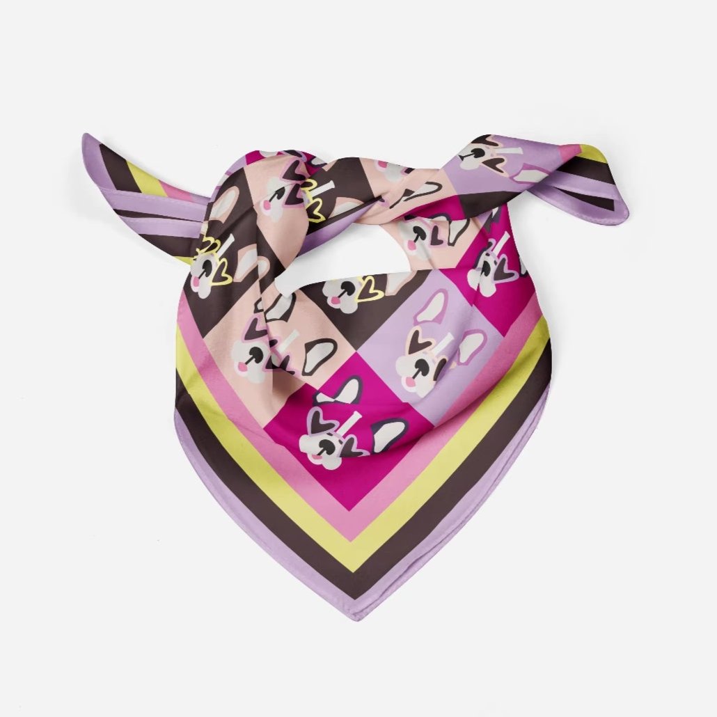 Cutest Dog Design Scarf scarf Shopella