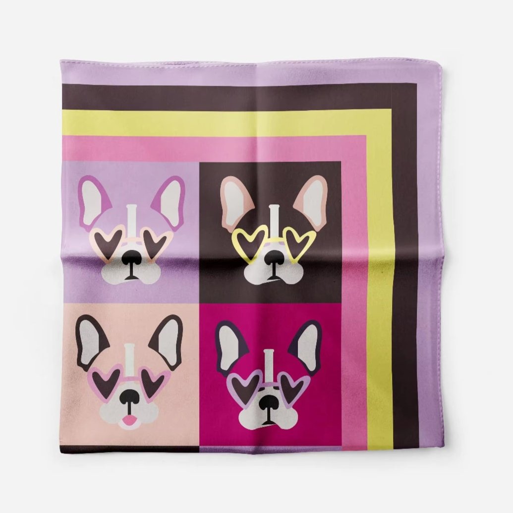 Cutest Dog Design Scarf scarf Shopella