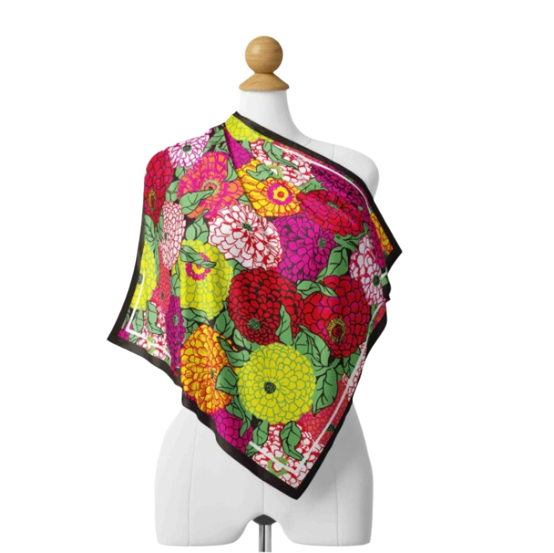 Stunning Floral Flower Scarf Shopella