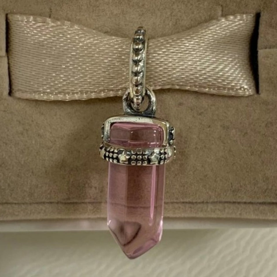 The Pink Crystal Charm Charms & pendants Shopella