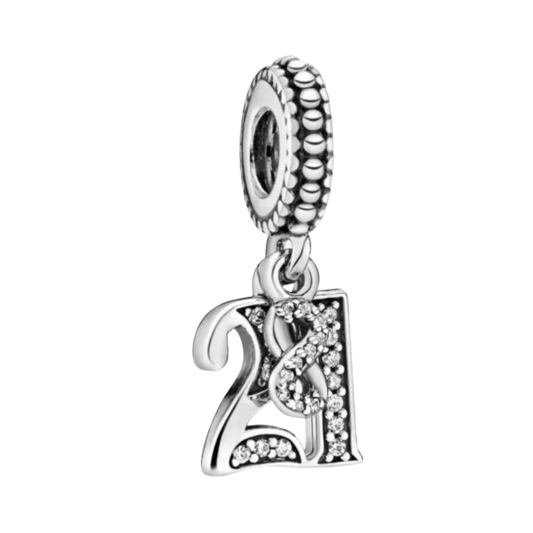 Birthday Cubic Zirconia Colourful Charms jewellery Shopella   