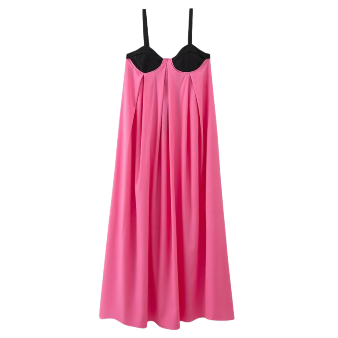 New Rockella Pink Long Dress  kakaclo   