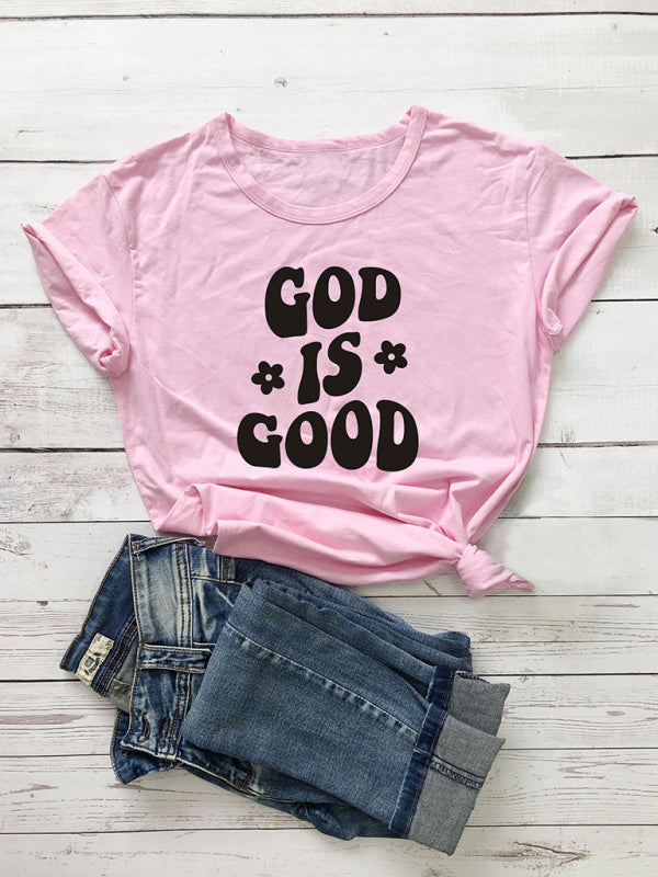 Women's Faith Graphic Tee Casual Wear  kakaclo   