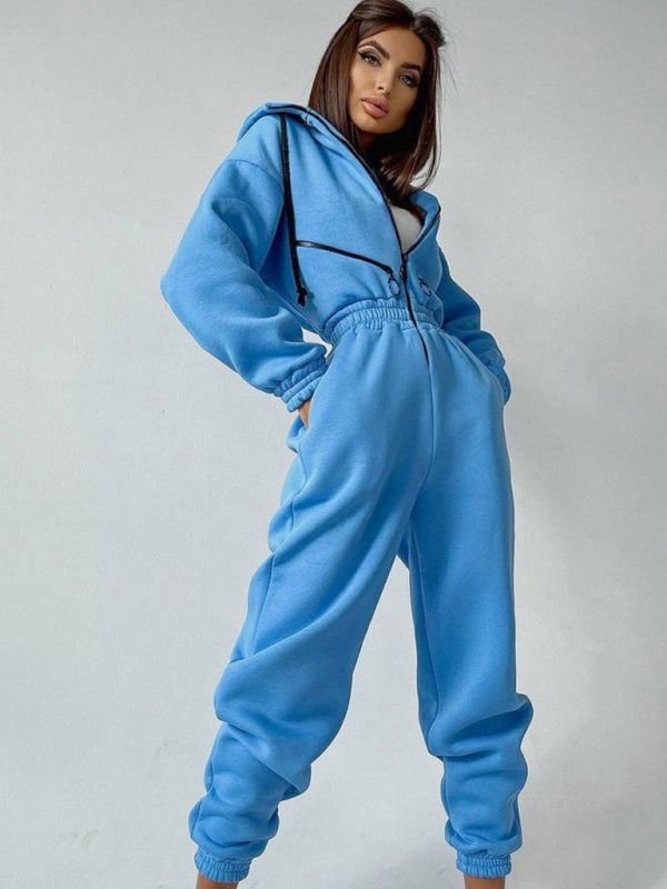 Title: Women Zip Up Casual Tracksuit Set  kakaclo   