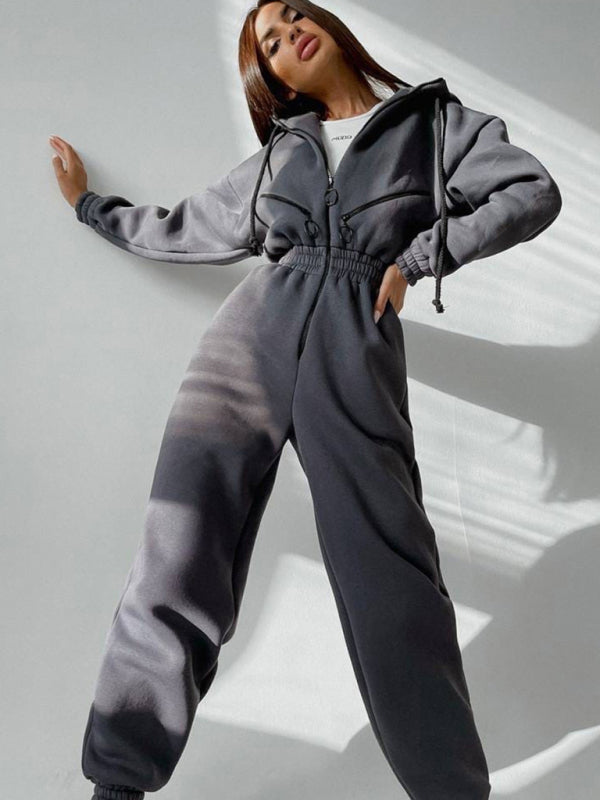 Title: Women Zip Up Casual Tracksuit Set  kakaclo   