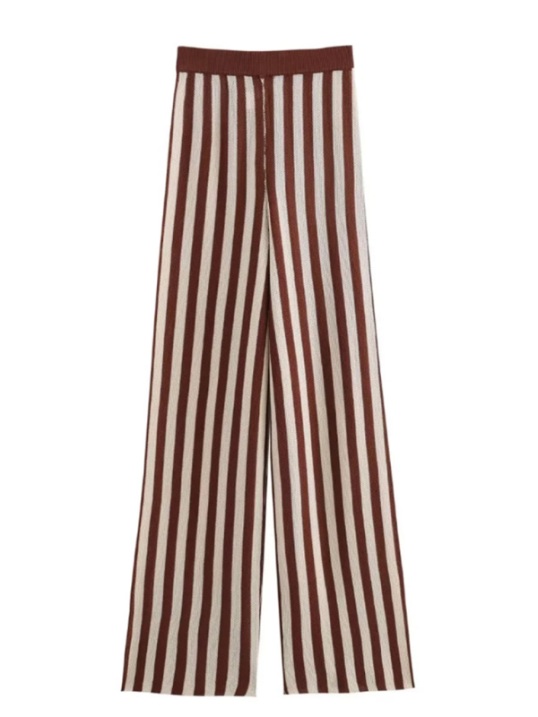 New women's fashion knitted striped sleeveless vest/trousers  kakaclo   