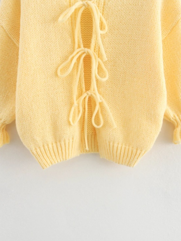 Yellow Knit Sweater Vest  kakaclo   