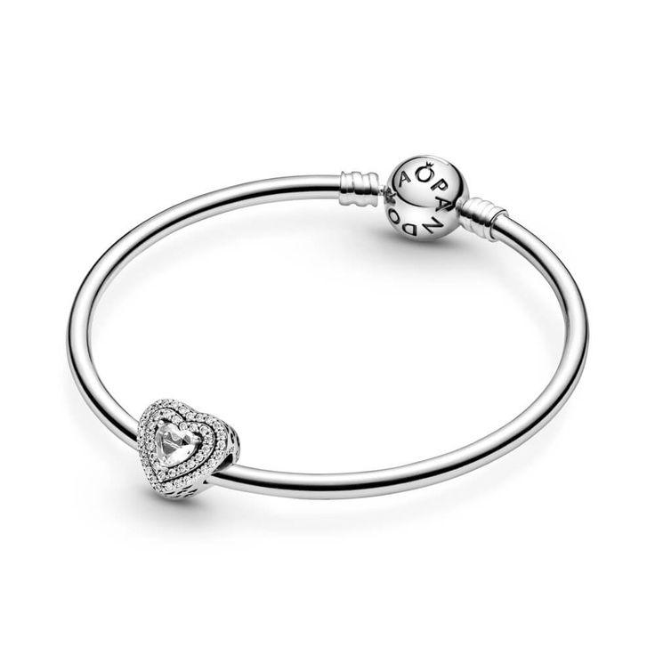 The Sparkle Love Charm silver Charms shopella